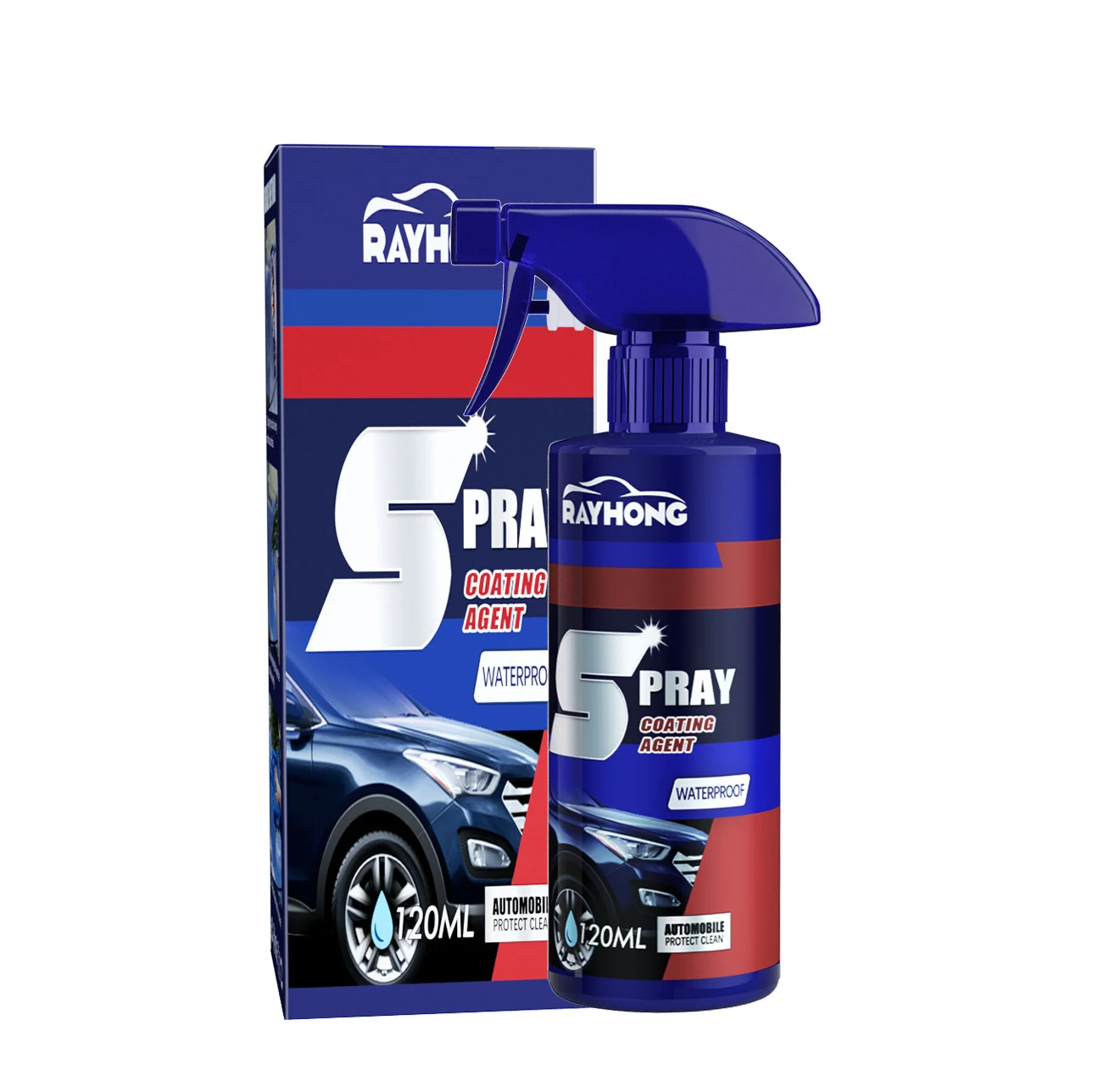 New car coating agent waterproof anti fouling fast decontaminating luster restoring car motorcycle coating spray