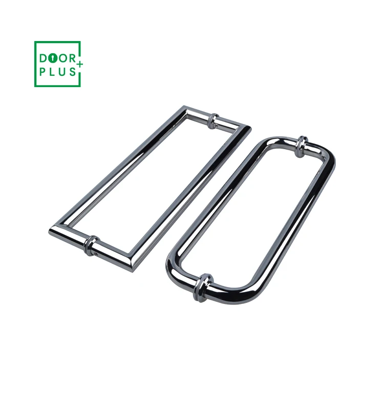  Doorplus 6 дюймов/8 дюймов/12 дюймов к спине здание стандартный внутренний нержавеющая сталь 304 # C формы стеклянные душевые дверные