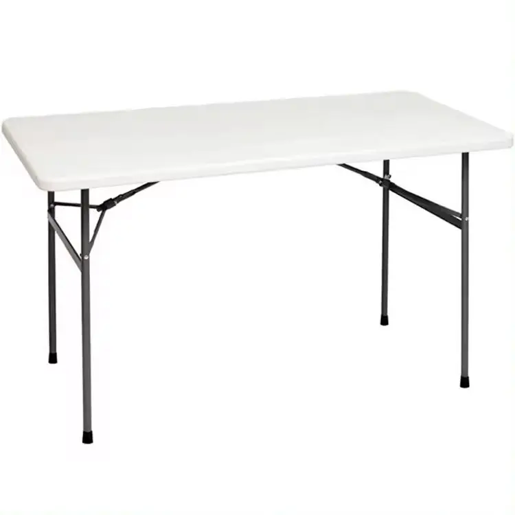Plastic plegable table outdoor rectangular folding table modern 4ft tables for events party