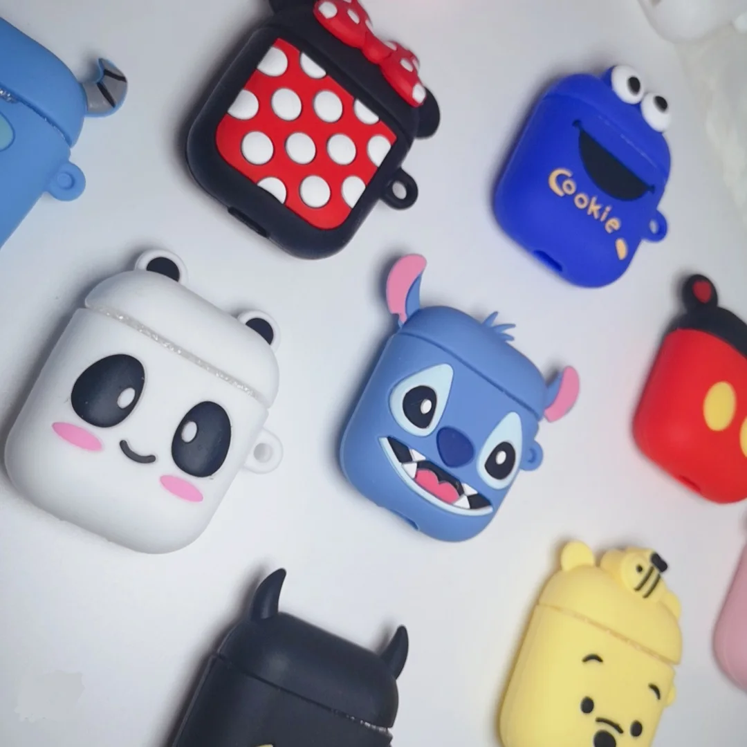 
Wholesale Protective case for air poding 2 Cartoon silicone case for Earphone cover for air poding case 