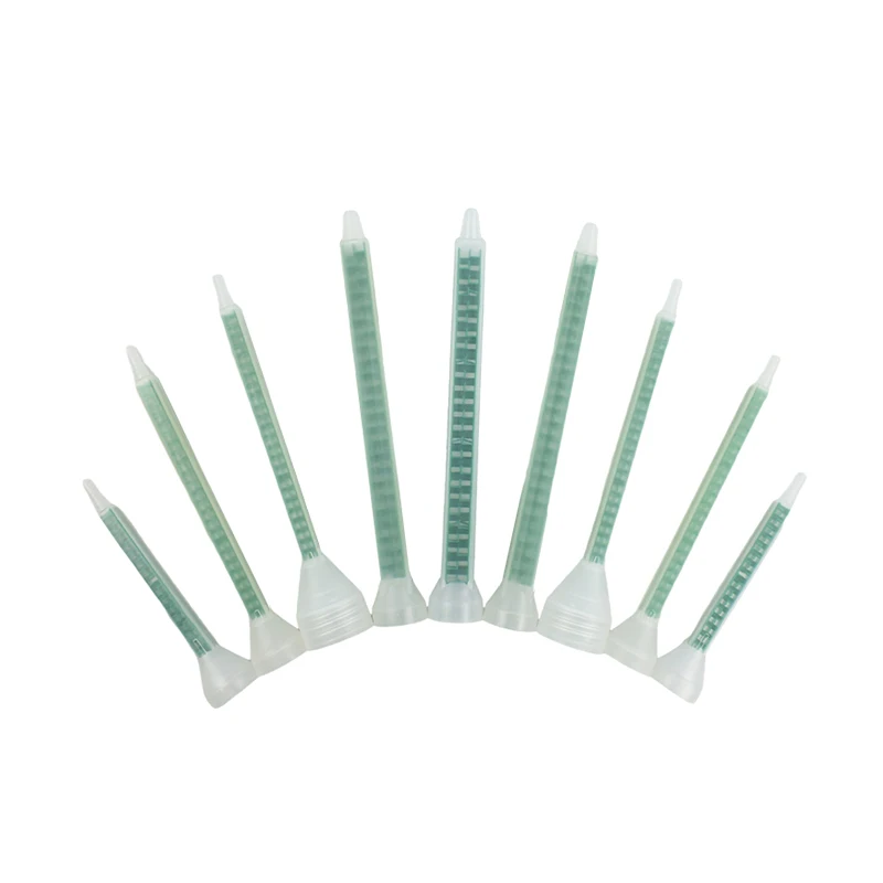 Square shape Round mouth thread mouth mixing tube Disposable mixing nozzle