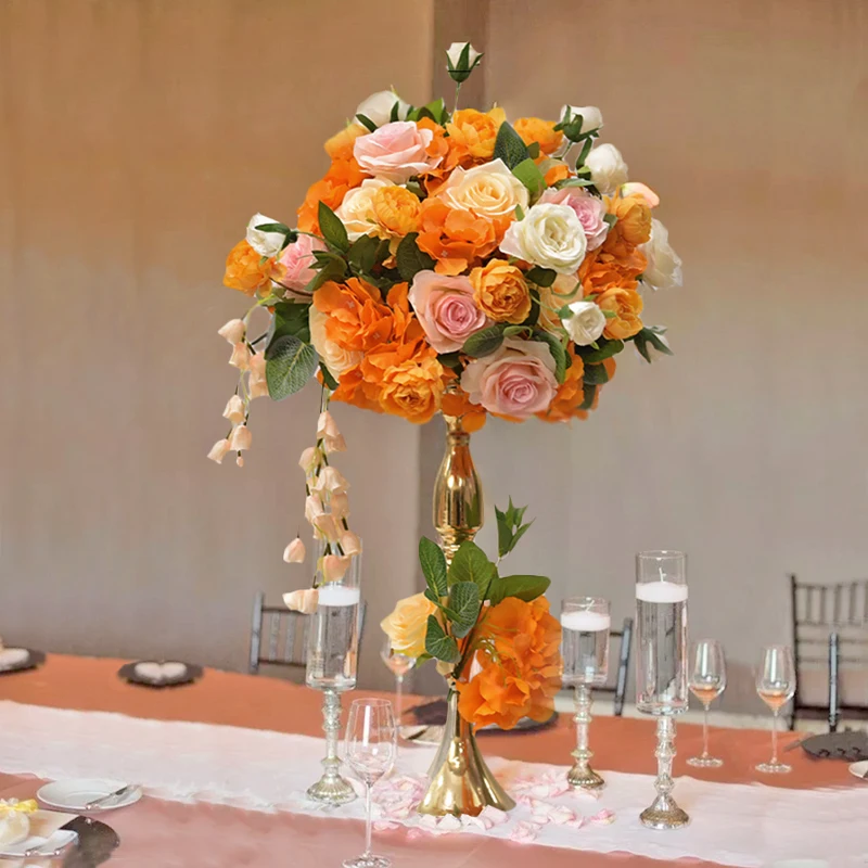 
Wedding props hotel table flower Yingbin district wedding hall artificial flower window PhotographyKTVBar decoration 