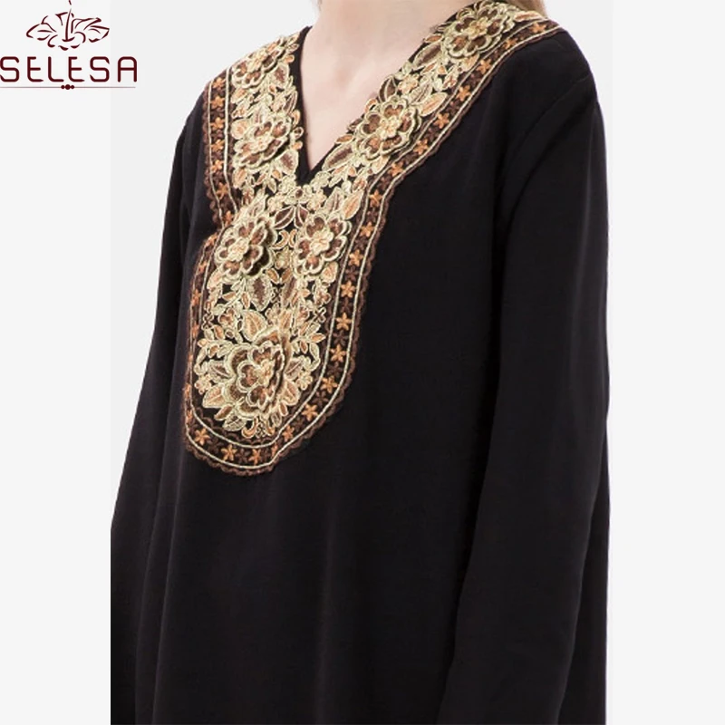 Женское мусульманское платье Baju Kurung мусульманская одежда женская Абая Мусульманская африканская кафтан с