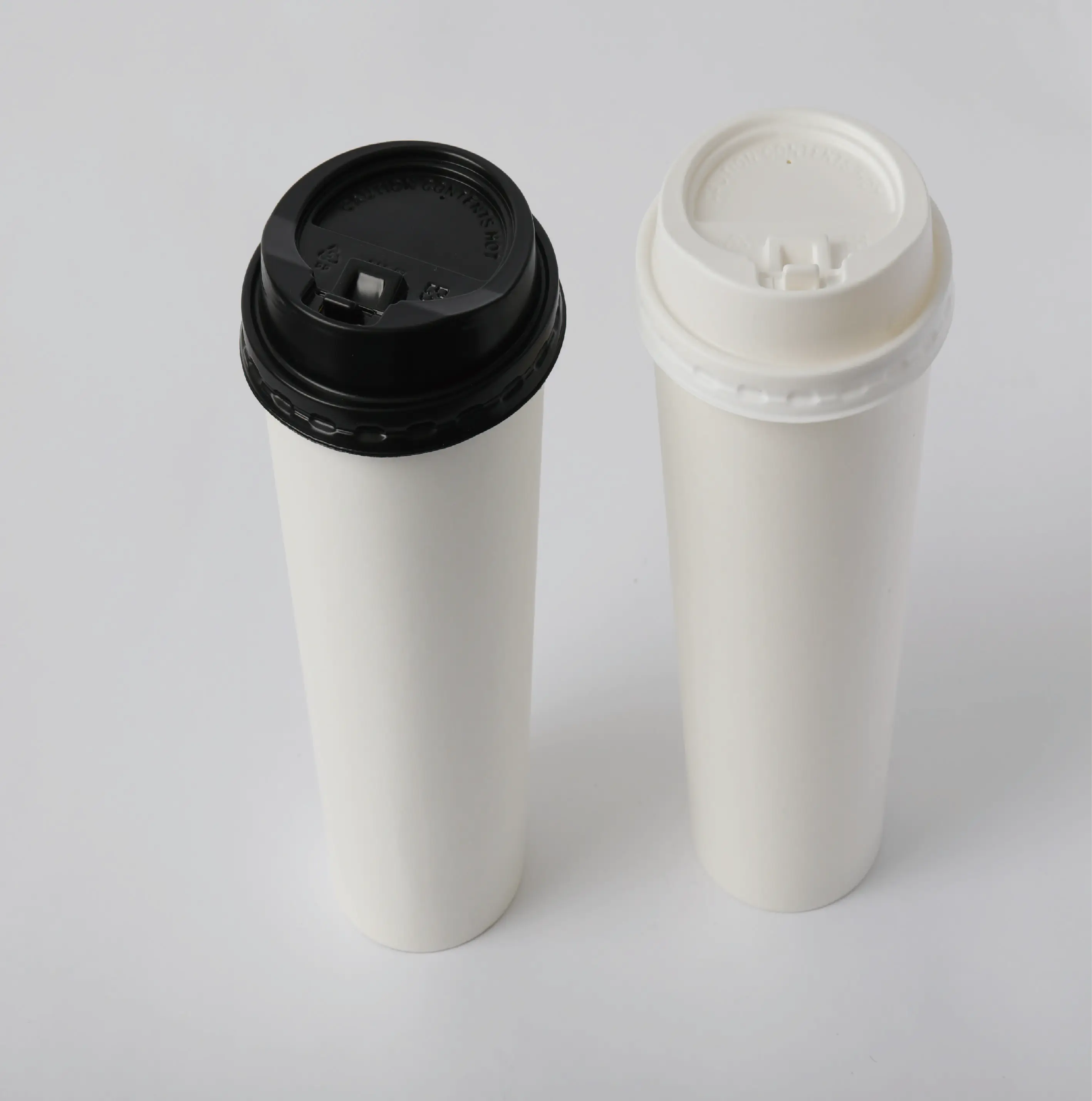 Food grade raw materials wholesale double walled paper cups with lid of 500ml 700ml