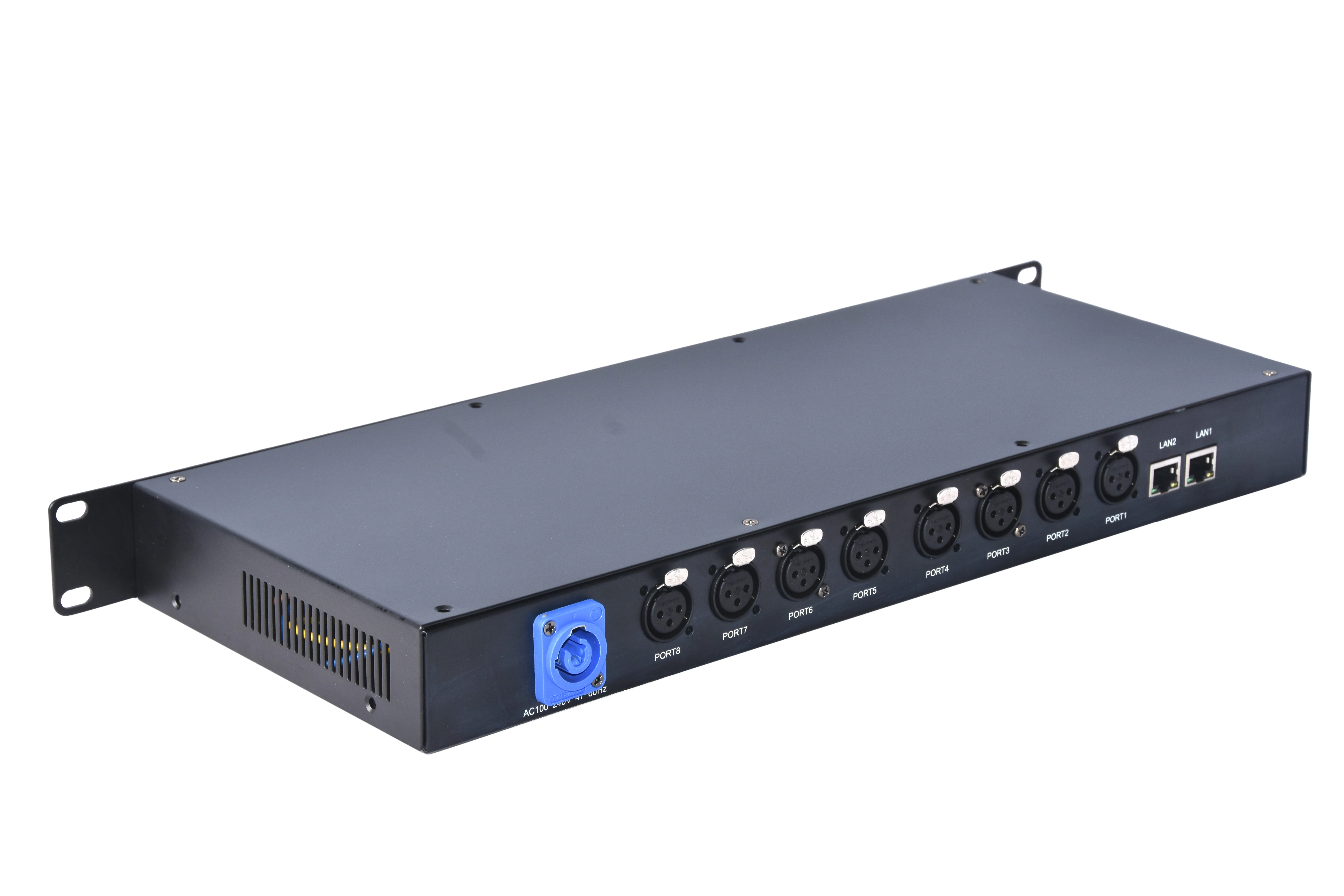 8-сторонний выход artnet dmx алюминиевый сплиттер Artnet Контроллер освещения