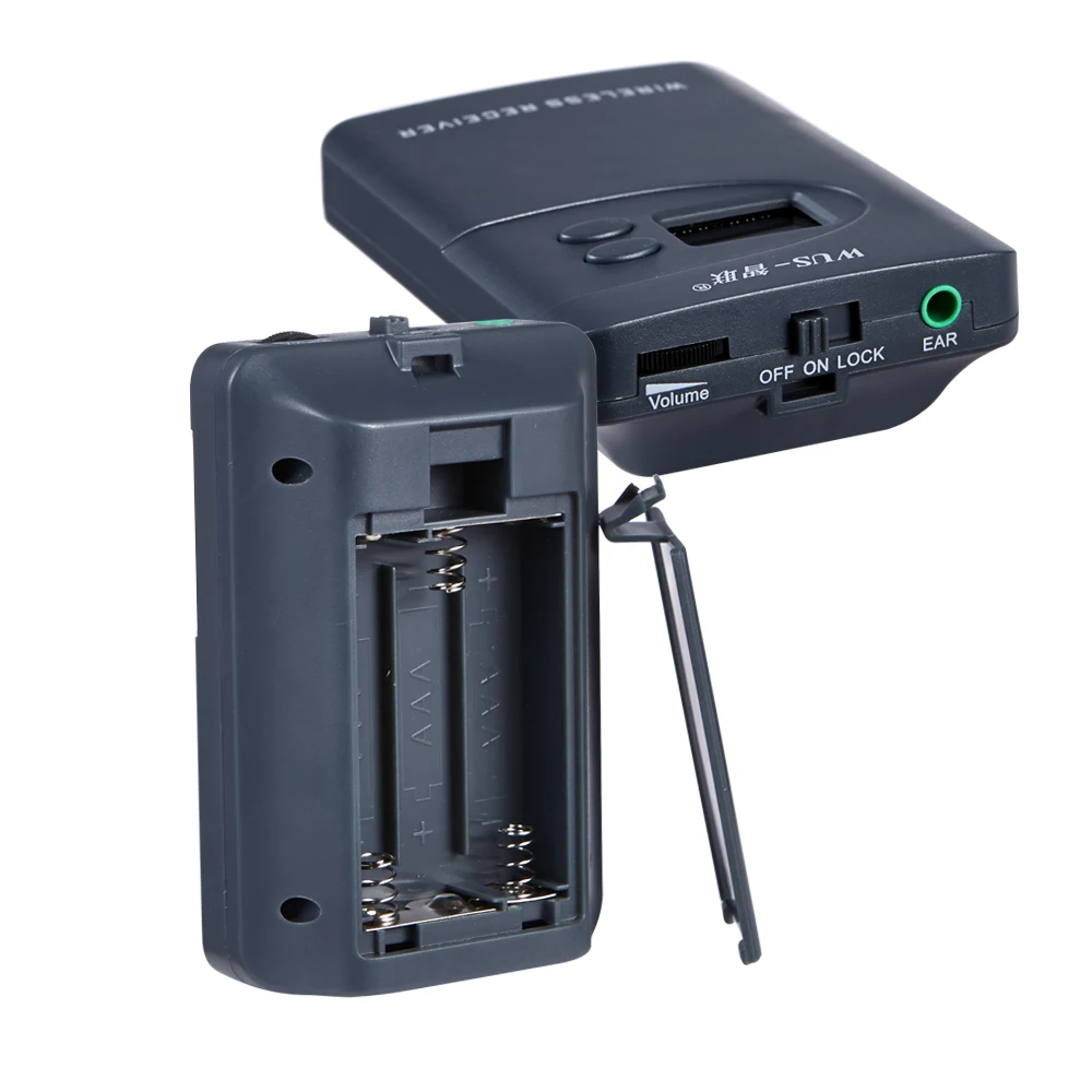 WUS800R using AAA battery 150 meters,whisper tour guide system