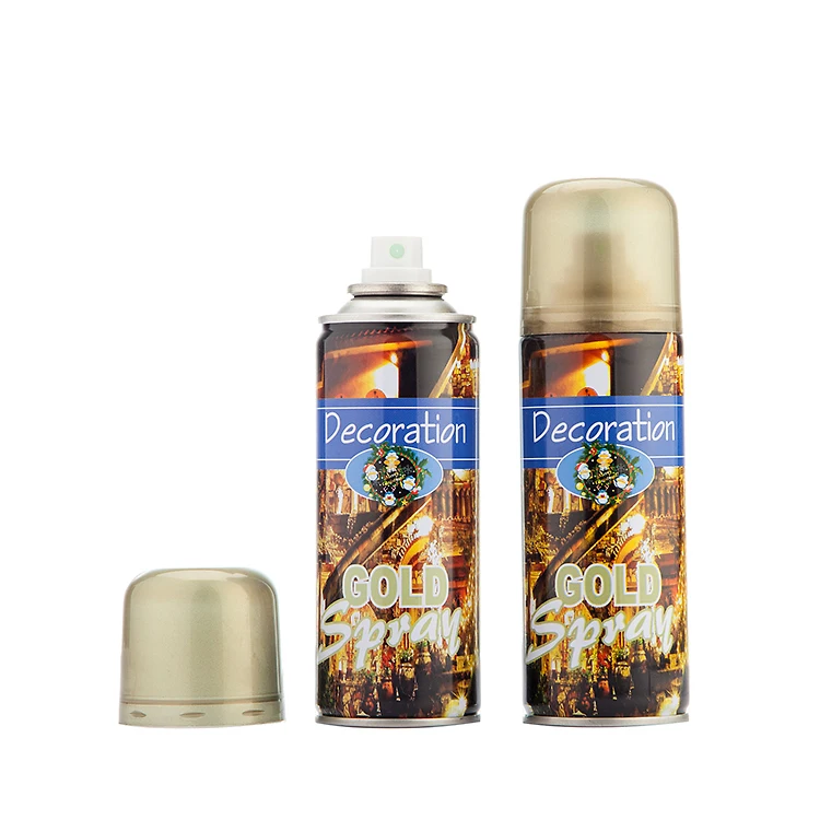 Wholesale Can Be Customized High Quality OEM Christmas Decoration Gold Silver Metallic Spray Paint