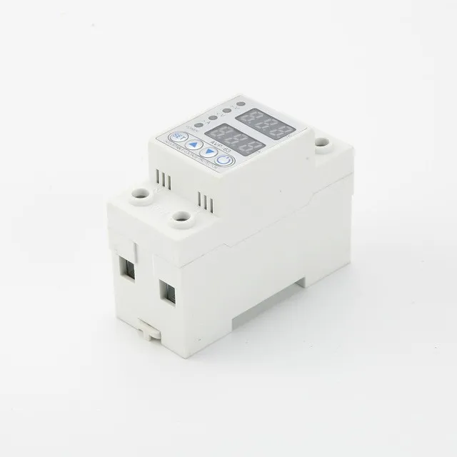 Digital Protector Adjustable Over Under Voltage Protective Protector Device 220VAC 50Hz 63A