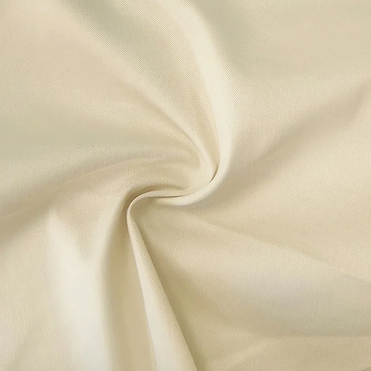 wholesale woven casual cotton polyester spandex 3/1 twill shirting seller TC CVC poplin fabric for trousers