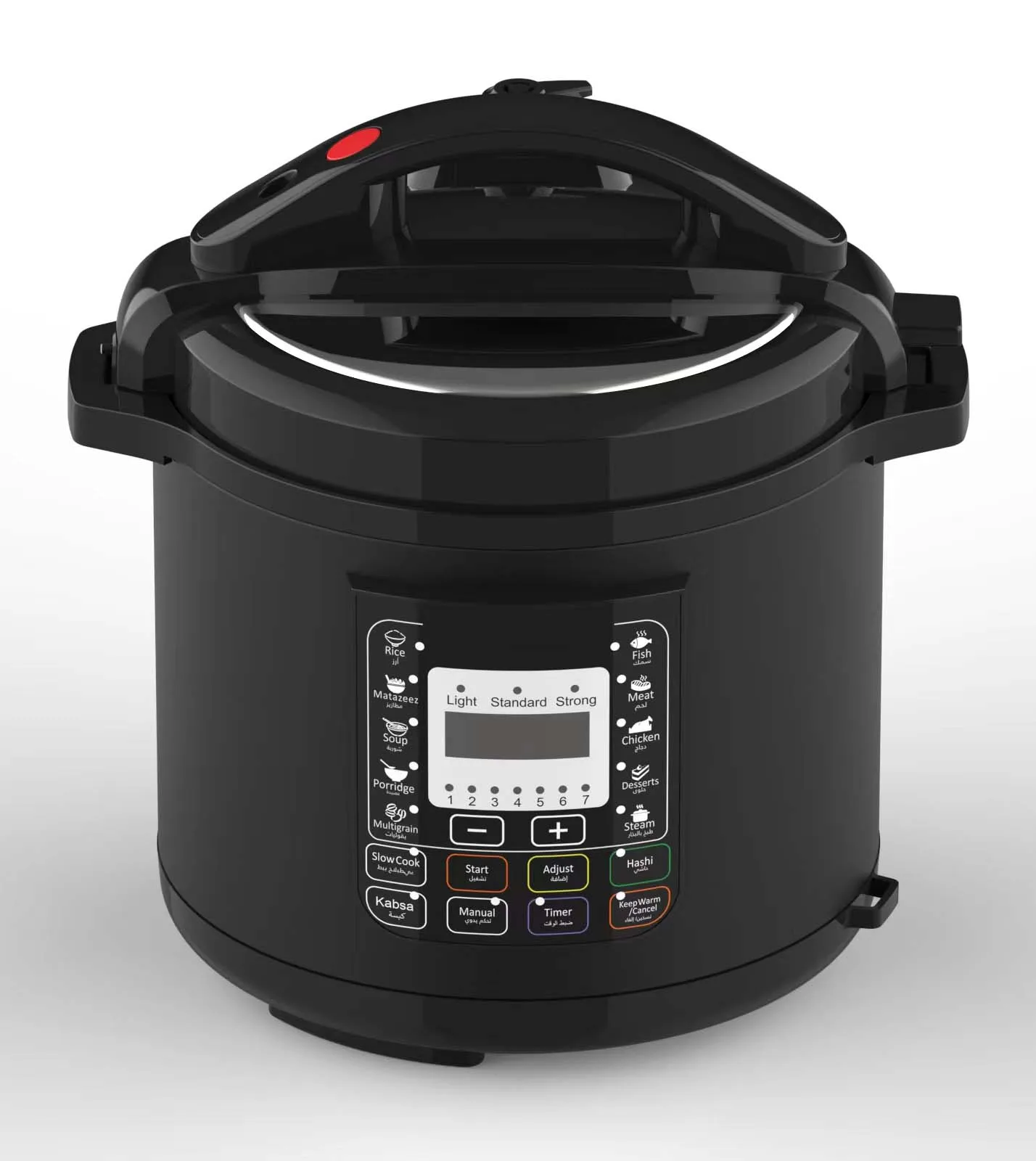 High Quality  | 6L/8L/10L/12L Liter Matt Black  Electric Pressure Cooker | 14 Menu Options In One, Slow Cooker and More