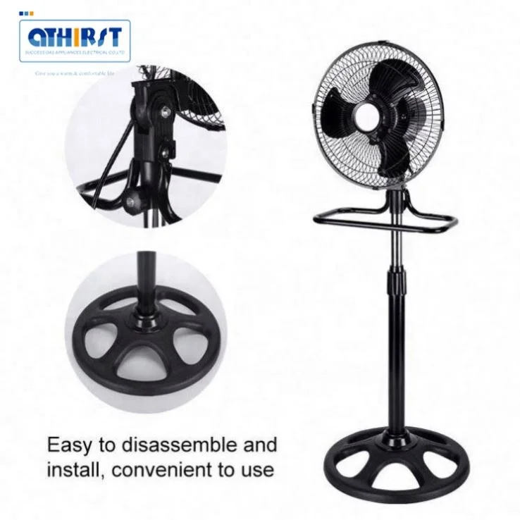 ventilador pedestal Stand Price 16 Inch Adjustable  Smart Fan Floor Fan