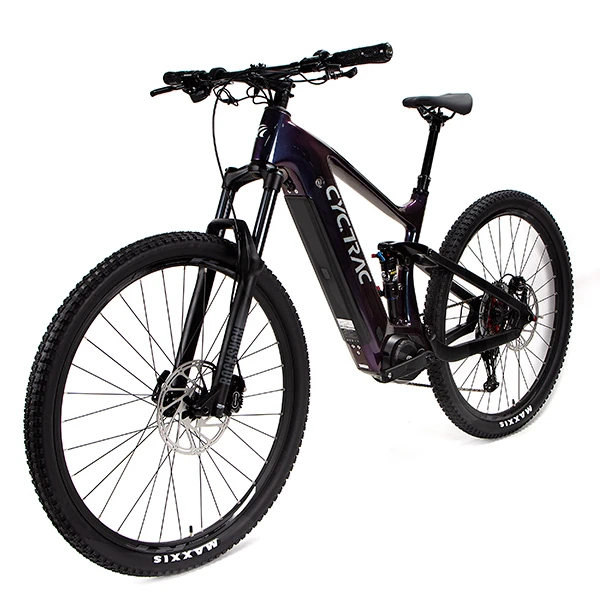 Carbon frame full suspension e bike with Bafang M600 mid drive motor electric mountain bike 48v15ah battery mtb electric bicycle