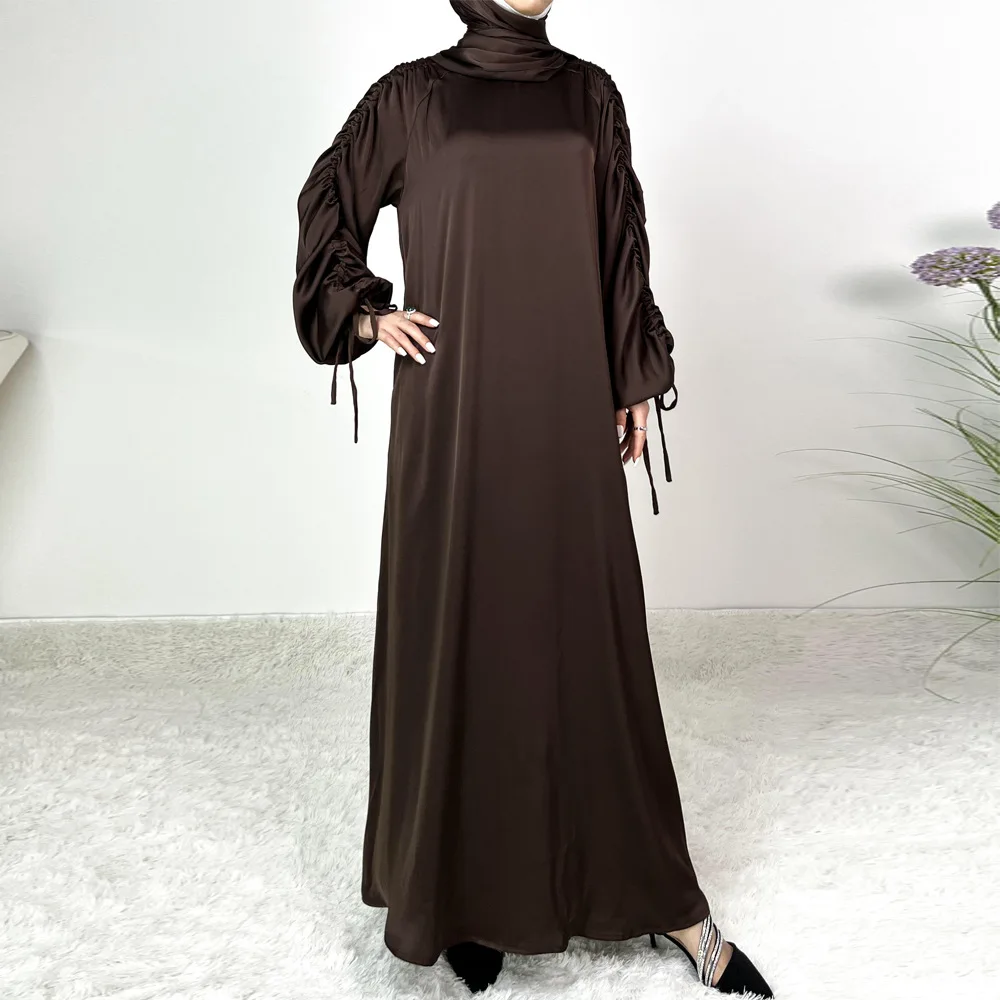 2024 Latest Designs islamic clothing long sleeve maxi dubai abaya women muslim dress
