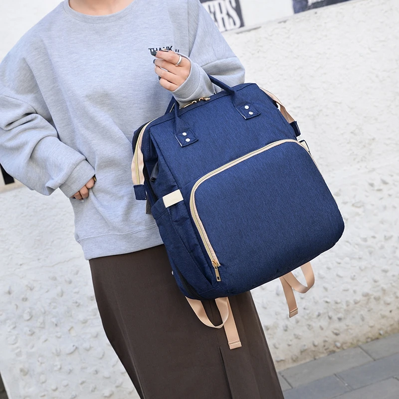 Wholesale Multi Purpose Portable Outdoor Changing Set Baby Diaper Bag Foldable Kids Girls Travel Bed Custom Stroller Organizer