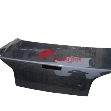 CF OEM Style Rear Trunk Bootlid Tailgate with Break Light Lamp Cutout For Carbon Fiber 1999-2002 Skyline R34 GTT GTR