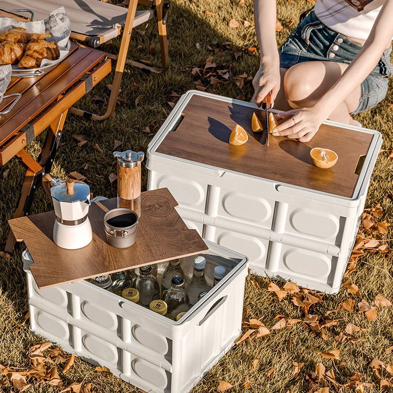 Складной пластиковый контейнер для хранения пикника