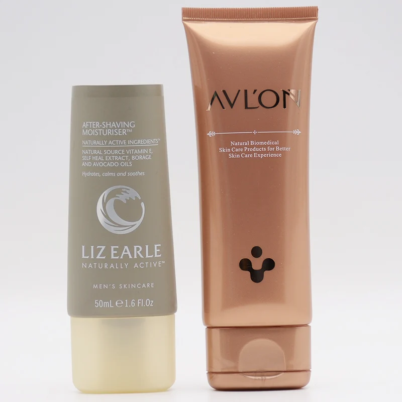 Body Lotion Tube Plastic Skin Care Lotion Packaging Soft Empty Oval Tube Cosmetics Flip Top Cap Custom Make 120g any Color