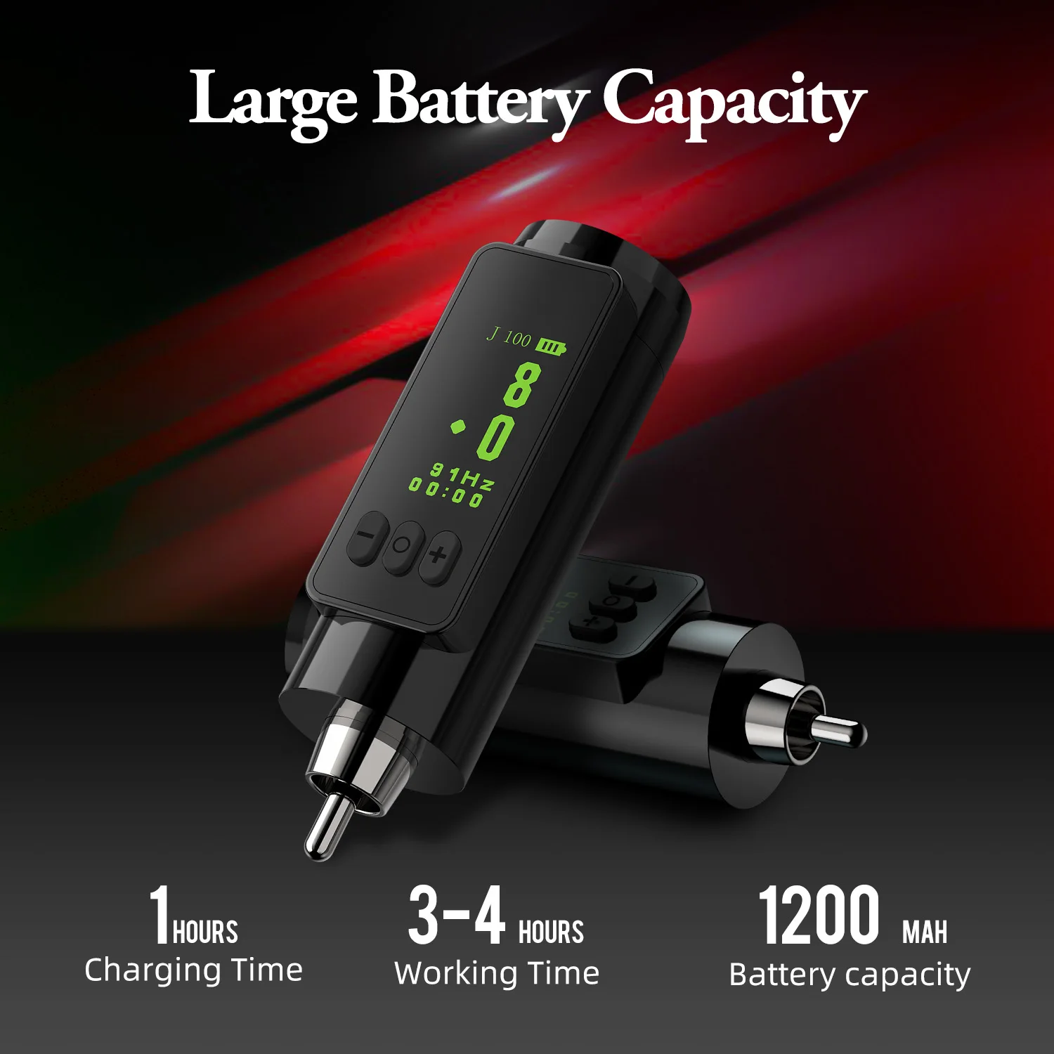 XNET 3.5mm Stroke Portable Lip Eyeline Permanent Makeup Eyebrow P M U Pen Rotary Tattoo Machine Kit with RCA Tattoo Battery