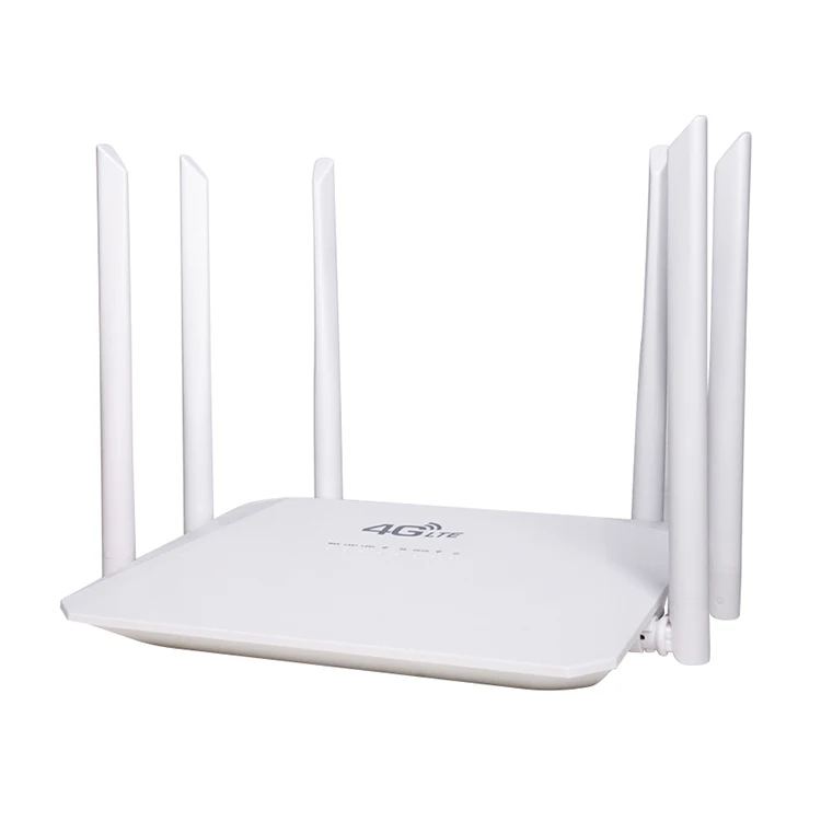 T-elek C521 LTE Indoor CPE with 300mbps Max. LAN Data Rate 4G WiFi Router with External Antenna Sim Card Slot Home Use OEM/ODM