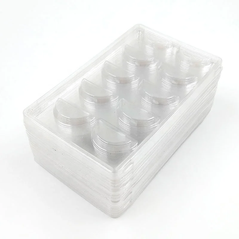 3 Pairs 5 Pairs Eyelashes Holder False Eyelashes Packaging Box Eyelash Tray Plastic Packaging