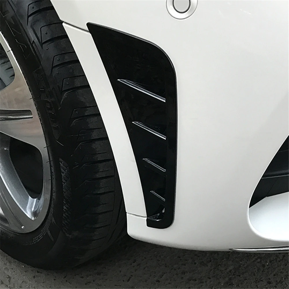CNWAGNER передний бампер боковой флаг ветровой нож комплект для W205 C205 S205 Facelift AMG-Line