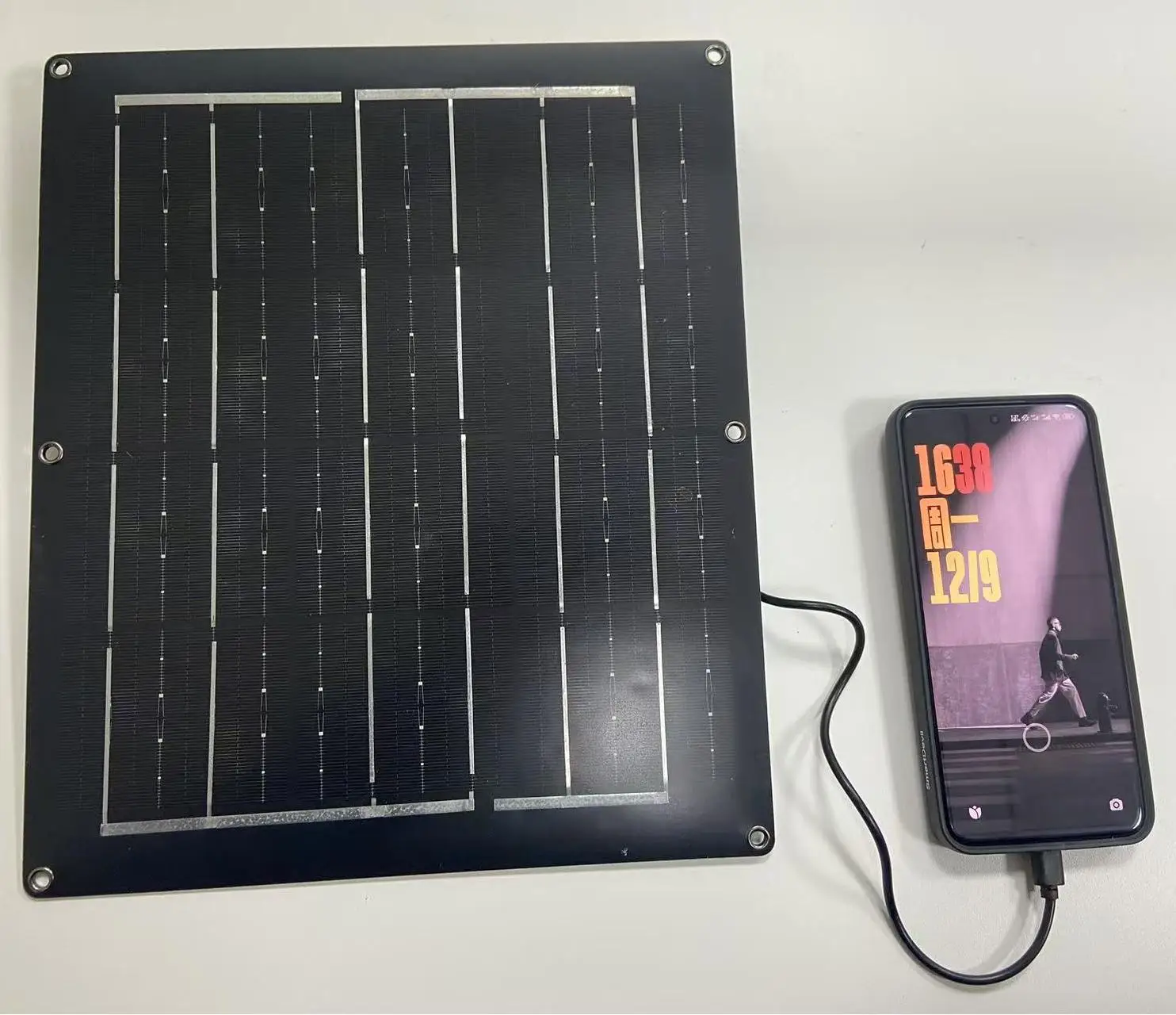 Portable Charger Solar Charger 5000Mah Solar Power Bank With 5v 1.8a for Cell Phone&Tablet