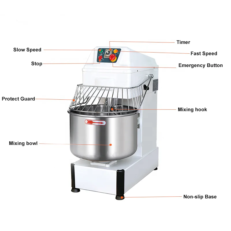 Multifunctional baking equipment 20L 30L 3 in 1 mixer blender/commercial planetary stand food mixer