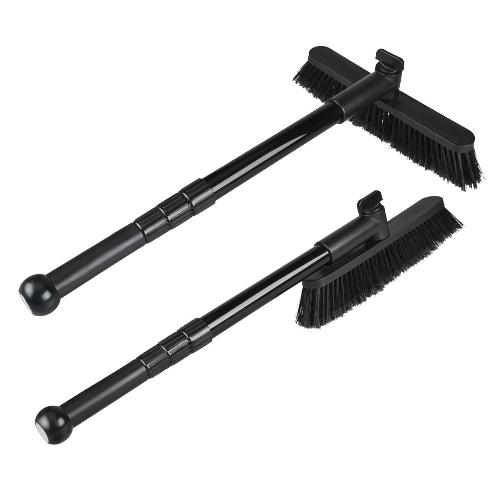 Лидер продаж, скребок для льда 3 в 1 из тяжелого пластика и алюминиевого сплава, многофункциональная выдвижная щетка для снега, скребок для льда