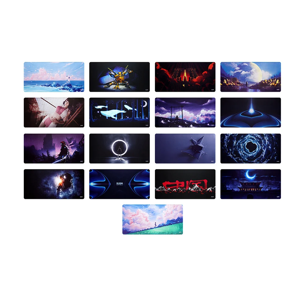 BUBM Game Play Mat Sublimation Neoprene Rubber Yugioh Playmat Custom Design Printed Anime Logo Mouse Pad