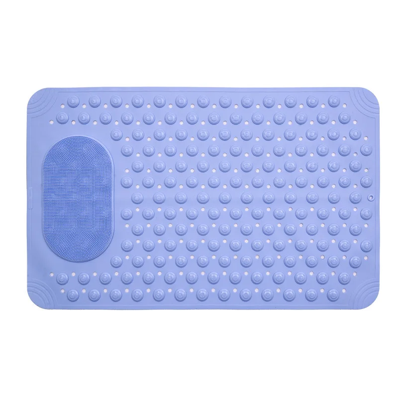 Bathroom non-slip mat massage anti-fall bathroom floor mat with suction cups waterproof dirt-resistant  shower special foot mat