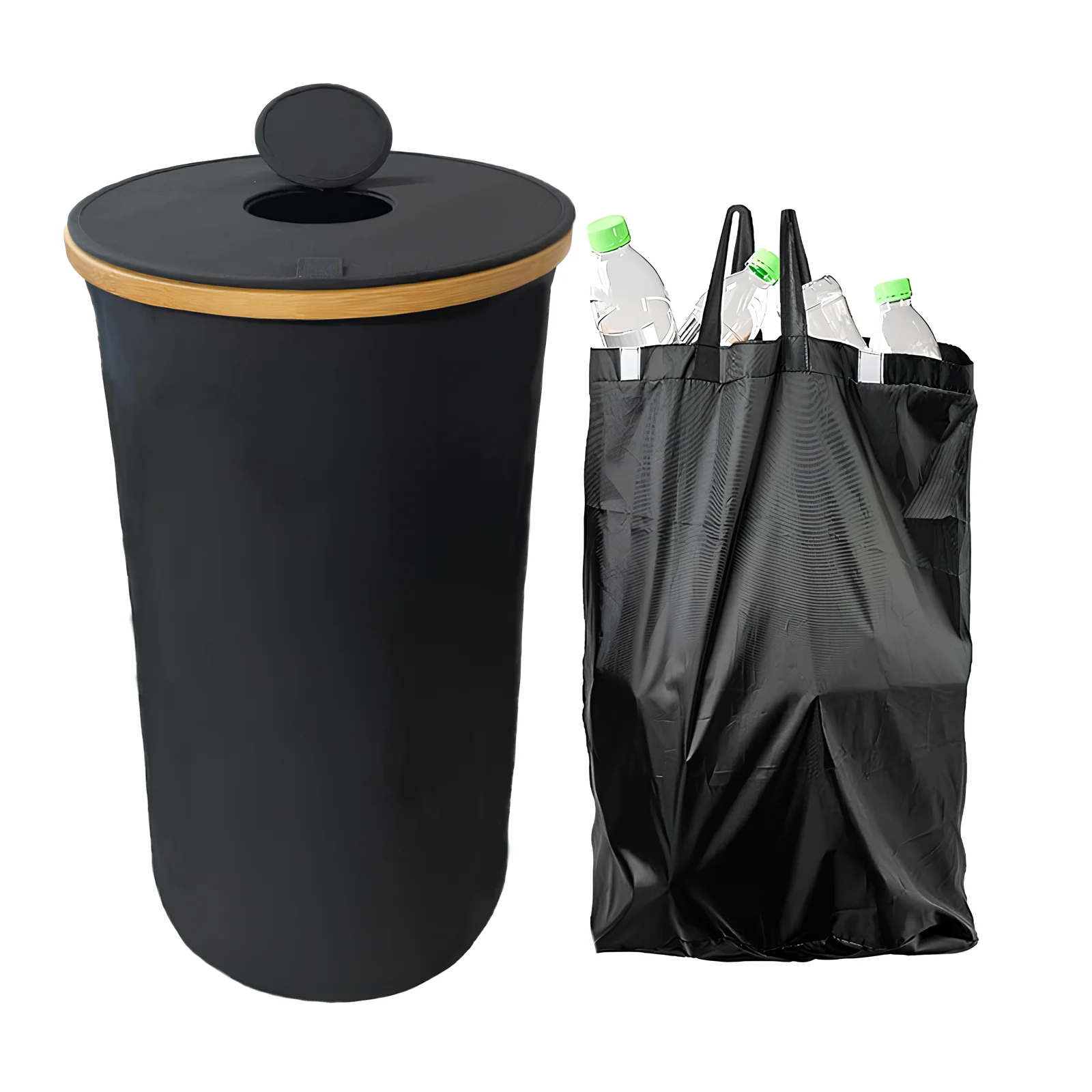 Empty Bottle Organizer Eco-friendly Trash Can Recyclable Bottle Organizer Kitchen Empty Product Storage Trash Can