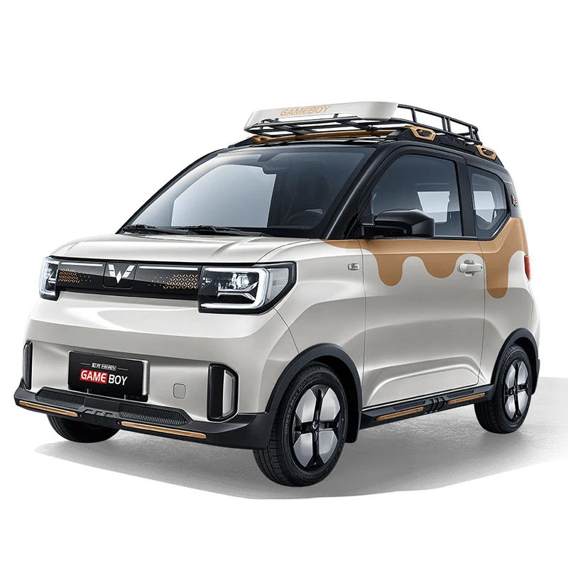 Мини-Электромобиль четырехколесный wuling hongguang miniev gameboy 200 км маленький седан Подержанный автомобиль