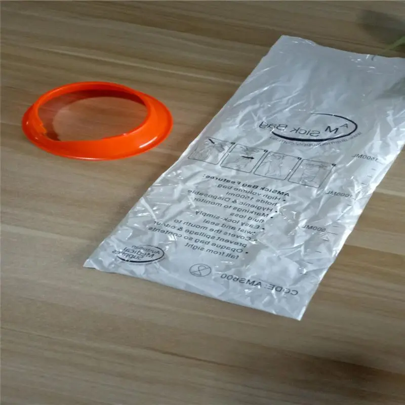 1 Pack of 20 Vomit Bags Disposable,Plastic Barf Bags Emesis Bags for Car Motion Travel,Pregnant Women,Kids,Taxis Drivers,1000ml