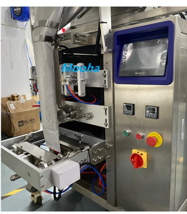 Full Automatic Vertical Coffee Beans/Peanut/Cashew Nut Granule Packaging Machine 4 Weighing Heads Particle Bag Packer