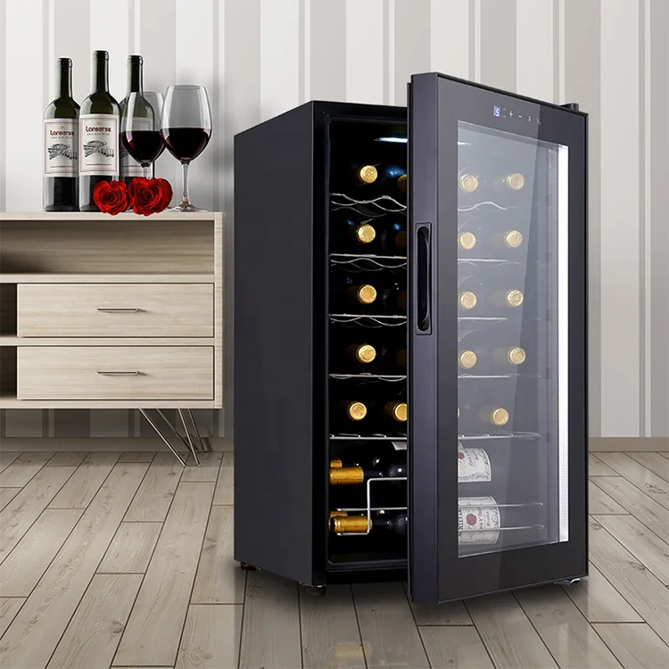 70L Wine Cooler Adjustable Temperature Wine Refrigerator For Household Use