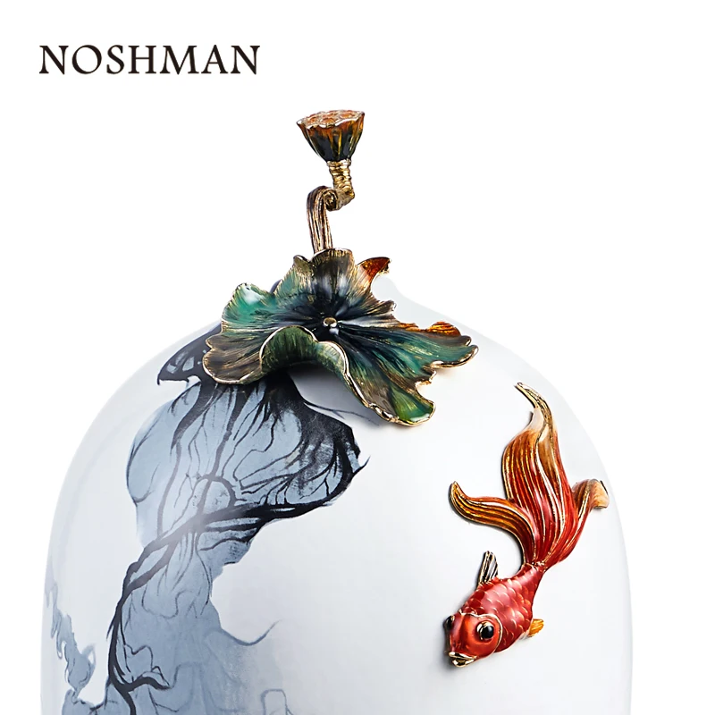 Fashionable Colorful Luxury Modern Living Room Home Decoration Creative Pottery Handmade Enamel Ceramic Vase vaso decorativo