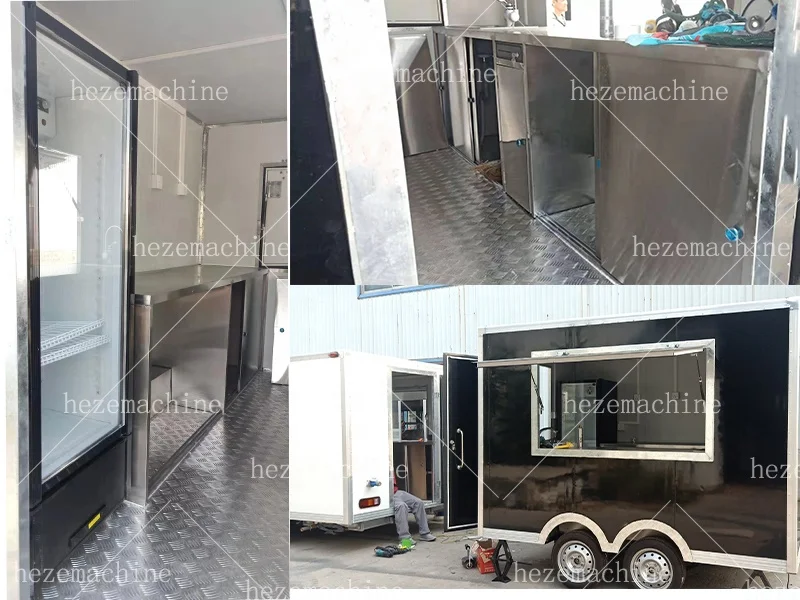 Уличная Мобильная тележка для подогрева еды/Фургон/киоск продажи еды