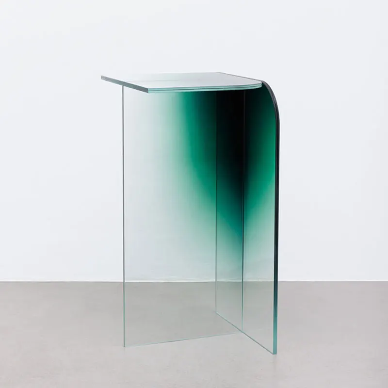 Custom Organic Glass Furniture Living Room Sofa Side Table Bedroom Nordic Acrylic  Coffee Table