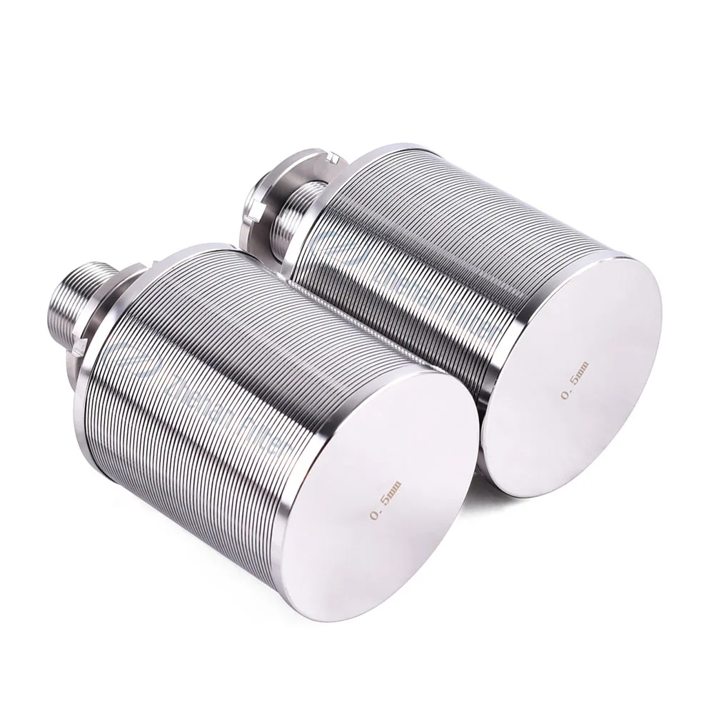 Factory Liquid and Solid Separation 304 316 Stainless Steel Wedge Wire Screen mesh Water Filter Nozzles