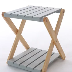 Hot Selling Customizable Modern Outdoor Fishing Stool Solid Wood Folding Stool