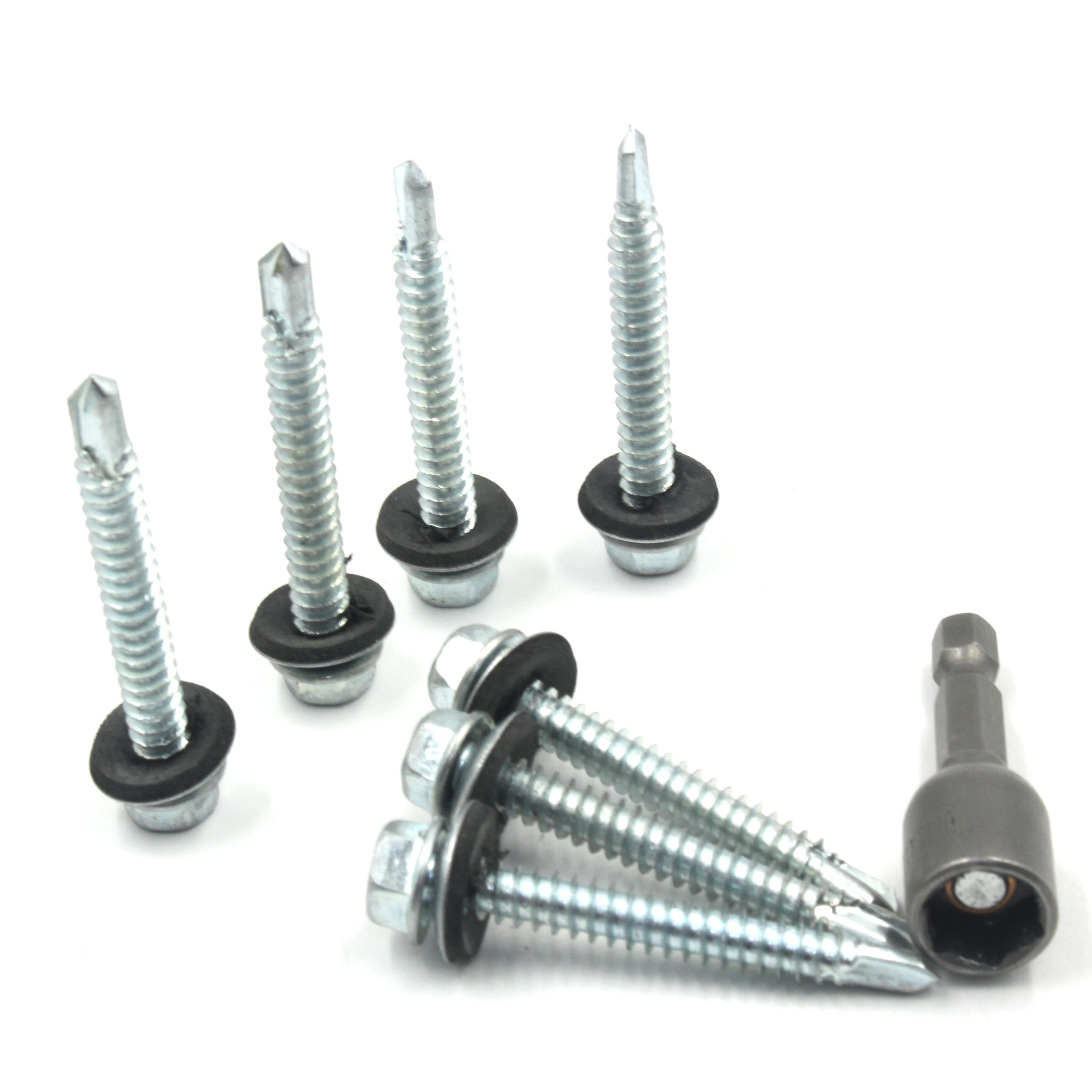 China factory 2 inch 10# patta self drilling screws  with washer