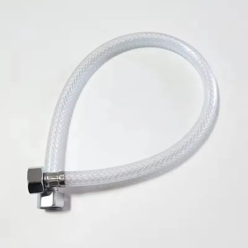 Customized Hydraulic Braided Rubber Hose Bathroom Kitchen Faucet Flexibility Braid Hose High Pressure PVC Braided Hose