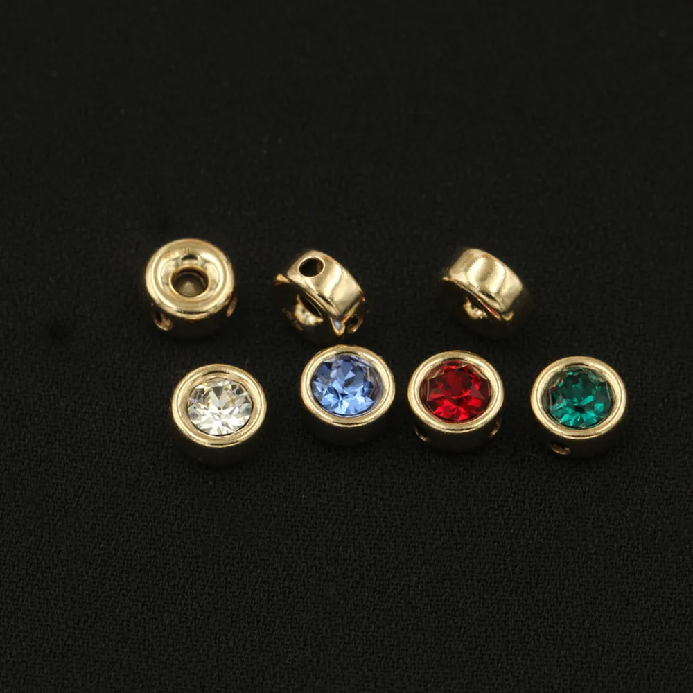 Bulk Waterproof Designer 14K Gold Filled Bear Vintage Charm Crystal Pendants Beads for Diy