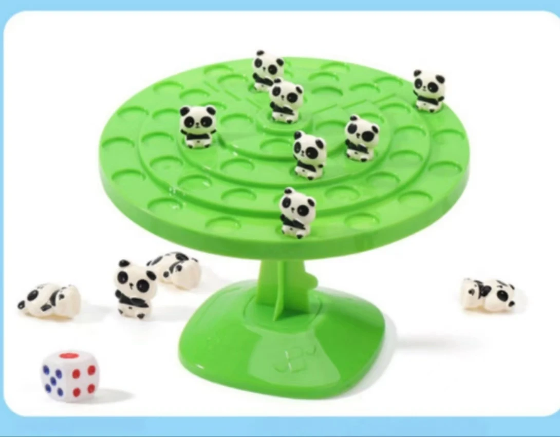 Montessori Balance Tree Of Panda Battle Game Training Concentration Interactive Educational Toys For Children