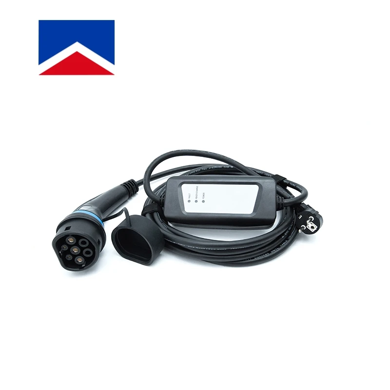 16A Mode2 Type2 EV быстрое зарядное устройство 3 фазы передвижная EV зарядное устройство B портативное зарядное устройство переменного тока шт.; Штепсель для зарядки зарядная станция для штепсельной вилки