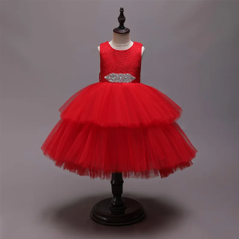 Flower girl dress Elegant wedding princess dresses Tulle lace girl dress