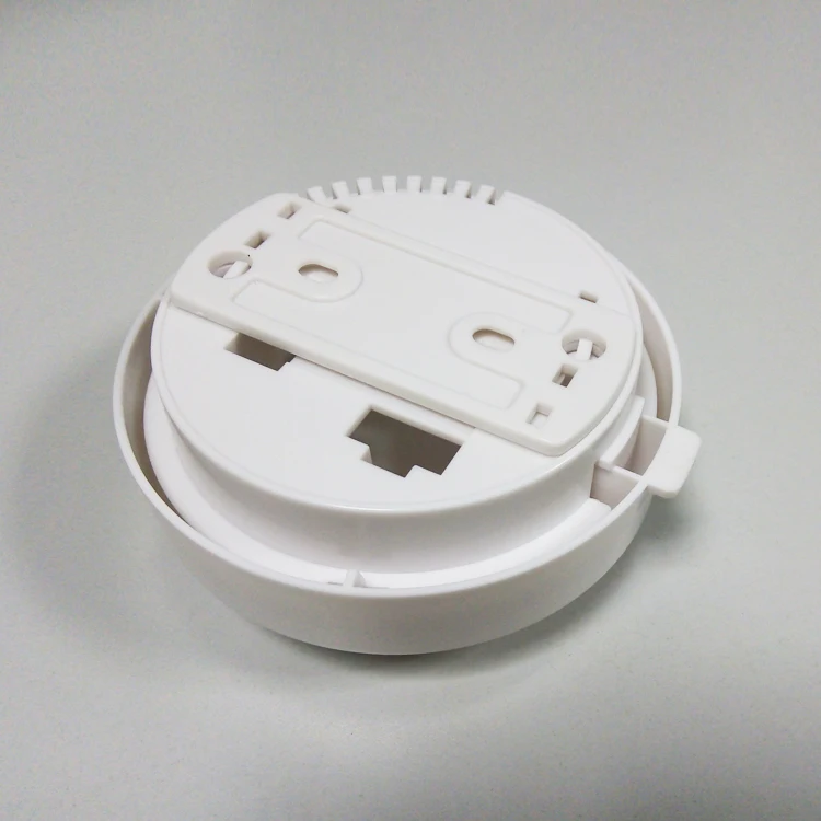 Humidity temperature smoke sensor smart home plastic housing wireless smoke sensor housing