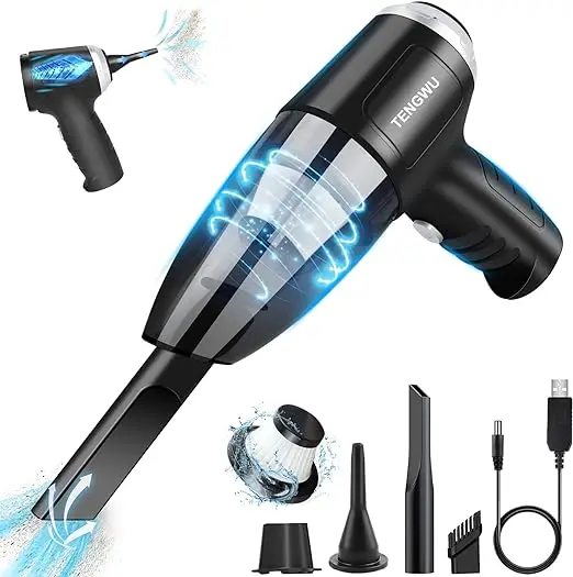 100W 3 in 1 Blow-able Cordless Handheld Auto Vacuum Home & Car Dual Use Wireless Small Car Portable Vacuum Cleaner