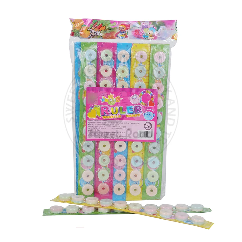 Ruler Whistle Compressed Pressed Sugar Candy Toy Confectionery  Products
