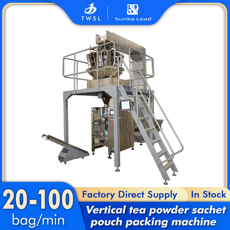 TWSL Automatic vacuum tea packing coffee bean packing sugar packing machine turkey